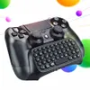 DOBE 3.5mm Bluetooth Mini Draadloze Chatpad Bericht QWERTY Toetsenbord Volledige Sleutel voor PS4 PS 4 P4 PlayStation Controller