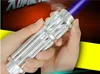 HOT! Strong High Power 5000000m Blue Laser Pointers 450nm Lazer Pen Flashlight Hunting With 5 Star Caps Hunting teaching