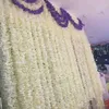 70 "(180 cm) Super Long Artificial Flower Flower Hydrangea Wisteria Garland per giardino Casa Decorazione di nozze Forniture 6 colori disponibili