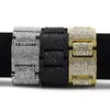 14K Gold Silve Iced Out محاكاة Diamond Micro Pave Bling Bracelet Hip Hop Bracelet for Men324Z