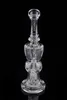 Real Picture Glasbongs gebogene Glaswasserpfeifen Fab Egg Smoking Pipe Recycler Oil Rigs Birdcage Perc mit 14 mm Gelenk