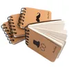 Koreaanse Creatieve Mini Notepadjes Kraft Papers Cover Notepads Mannen Stijl Losse-Blad Notebook Blanco PaperTravel Journal Note Books Christmasi Gift