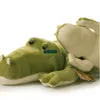 Dorimytrader 45cm Stuffed Soft Plush Crocodile Toy Green Alligator Baby Doll Free Shipping DY61050