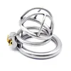 2019 Latest design cage Stainless steel Male bondage devices double peak shape Sex Toys For Men Chastity Belt Penis Rings bdsm sm