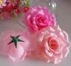 10 cm 20 kleuren kunstmatige stof zijde rose bloem hoofd diy decor wijnstokken bruiloft boog muur bloem accessoire