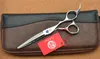 501 # 5.5 inch zilverachtige kappersschaar JP 440C 62HRC Home Salon Snijden Schaar Dunning Shears Hair Scissors