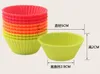 Fashion Hot 5cm Silicone Cupcake liner Cake Chocolate Cake Muffin Liners Pudding Jelly Baking Cup Mold