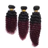 DEEP CURLY STRAIGHT KINKY CURLY Fascio di capelli umani chiusura in pizzo intreccia chiusura chiusura in pizzo biondo con fasci di capelli vergini brasiliani FUMI