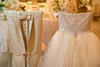 2016 Lace Crystals Tulle Wedding Chair Sashes Romantic Chair Covers Floral Wedding Supplies Vintage Wedding Accessories 02