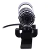 Webcam USB 360 gradi USB 480P HD Fotocamera Web Cam Clip-on Digital Video Webcamera con microfono MIC per computer PC portatile