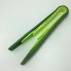 Kolorowe Tongs Food Tongs 3 sztuk Zestaw Eco Przyjazny PP Plastic Snap Fit BPA Bezpłatnie Doskonalić do kostki lodu, sałatka, ciasto chleb itp. 6/8/10 cala