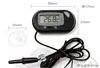 High precision electronic digital display thermometer aquarium fish tank chuck thermometer with waterproof probe electronic thermometer