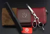 547 # 5.5 '' Märke Purple Dragon Toppkvalitet Frisör Saxar JP 440C 62hrc Home Salon Barber's Cutting Scissors Hair Shears