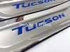 För 2015 2016 HYUNDAI Tucson Rostfritt stål Exteriör Scuff Plate Door Sill Threshold Strip Welcome Pedal Car Styling Tillbehör 4PCs