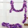 Nouveauté fleurs artificielles rotin fleurs bricolage support de vigne pièce maîtresse de mariage décoration de la maison 8 couleurs 1 Lot = 10 pièces