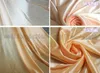 Silk Fabric Wedding Backdrop Width 150cm (59 ") Satin Tyg Dekoration Solid Färgduk / Prestanda Kläder Tyger Kläder Lining Myy