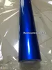 Midnight Candy Gloss Metallic Blue Vinyl Wrap Car Wrap With Air Bubble Size1 52 20M Roll 5x67ft Roll236V