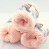 LOT of 6 BallsX50g Special Thick Worsted 100% Cotton Knitting Yarn White Peach 22042052