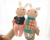 Wholetiramisu Plush Toys Metoo Doll Kids Gifts 8 Style35cm Bunny fylld Animal Lamytoy med presentförpackning Birthday Presents7333679