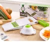 Mandoline éplucheur râpe coupe-légumes avec 5 lames en acier inoxydable râpe à carottes trancheuse à oignon accessoires de cuisine outils 6609240