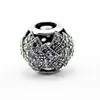 Lose Perlen 100% authentische 925 Sterling -Silber -Perlen mit CZ Oriental Fan Openwork Charm Pass für Pandora Bracelets 2016 Neuer Sommer