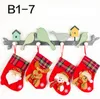 Christmas Stocking Christmas Gift Bag Stocking Christmas Tree Decoration Socks Xmas Stockings Festival decoration knife fork bags