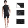 Atacado- Mens 1x Homens Camisas Sem Mangas Fitness Fitness Compressão Apertado