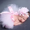 Nouveau-né Photographie Props Doux Design Accessoires Photo avec Bandeau Bébé Infant Costume Costume Princesse Tutu Jupe Robe D'été