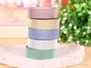 Whole 5M Glitter Washi Tape Paper Self Adhesive Stick On Sticky DIY Craft Decorative H2104649003094