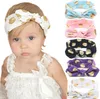 11561 New Baby Lovely Bunny Ear Headband Scarf Brozing Head Head Band Cotton Bow Headwrap Elastic Knot Headband Rabbit Baby Hair Accessories