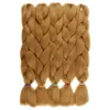 Jumbo BRAIDS SYNTHÉTIQUE tressage cheveux synthétiques deux tons couleur JUMBO BRAIDS vrac extension cheveux 24 pouces ombre boîte tresses cheveux2999779