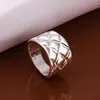 Позолоченное кольцо из стерлингового серебра 10 штук много смешанный стиль EMR7, новые модели взрыва моды 925 серебряное кольцо