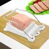 Luncheon Meat Slicer Cheese Boiled Egg Ham Cutter Fruit Slicer BPA Free 180°Rotatio New brand and Hot sale