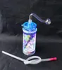 Acryl Dubbele Flash Bongs - Glass Hookah Roken Pijp Glazen Gongs - Oliereiljes Glazen Bongs Glas Waterpijp Smoking Pijp