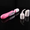 12 Modi Leistungsstarke Zauberstab Massager, 3 Massage kopfbedeckungen Klitoris Stimulator Vibrator Erwachsene Geschlechtsspielwaren für Frau Sex Produkte 0701