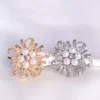 Flower Buquet Pearl Brooch Pin Diamentowe broszki imprezowe garnitur biznesowy Dress Top Corsage dla mężczyzn Kobiety Wedding Biżuter