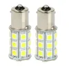 10Pcs 1156 Ba15s LED 자동차 전구 27 LED 5050 SMD DC 12V 백색 LED 전구 회전 신호 주차 사이드 마커 테일 라이트 범용 자동 램프