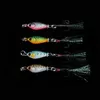 Top quality 4 Color 3.2cm 6g Mini Leaden Fish Fishing Lures Baits Crankbaits Feather Hook 3D Eye Fishing Lure