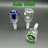Nieuwe honingraatscherm glazen kom met helder groen blauw kleuren 14 mm