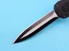 Allvin Tillverkning B1 Taktisk Kniv 440C 58HRC Spear Point Titaniumblad EDC Pocket Knivar med nylonpåse