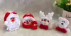 새로운 판매 12Pcs / lot 크리스마스 장식 어린이 크리스마스 선물 손목 스트랩 시계 팔찌 아이들을위한 크리스마스 용품 산타 클로스 눈사람 사슴
