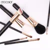 Docolor Alta Qualidade Pincéis de Maquiagem 7 Pcs Maquiagem Pincel Com Virola De Cobre Make Up Kit de Ferramentas