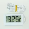Professinal Mini Digital LCD -sondakvarium Kylskåp Zer Termometer Termograf Temperatur för kylskåp 50 110 grader FY7595855