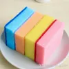 novelty households cleaning tools colorful cleaning brush for dish pan 10 pcs/lot pot kitchen magic sponge brush free shipping