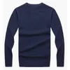 Groothandel 2017 nieuwe best verkopende high-end casual mode ronde hals heren polo trui merk 100% katoenen trui heren trui gratis verzending