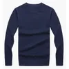 Wholesale 2017 new best-selling high-end casual fashion round neck men's polo sweater brand 100% cotton pullover men's sweater free shipping