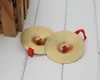 2016 piccolo rame mano cembali gong banda ritmo strumento a percussione giocattolo musicale per bambini bambini