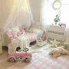 Groothandel- Kid Bed Luifel Bed Gordijn Ronde koepel Hangende muggententent Gordijn Moustiquaire Zanzariera Baby spelen Home Klamboe