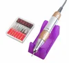 Neue Gold Elektrische Nagelbohrmaschine 35000 U/min Nail art Ausrüstung Maniküre Kit Nagelfeile Bohrer Bit4123175