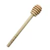 Skedar grossist mini trä honungspinne dipper fest supply träsked för burk lång handtag mixing stick1